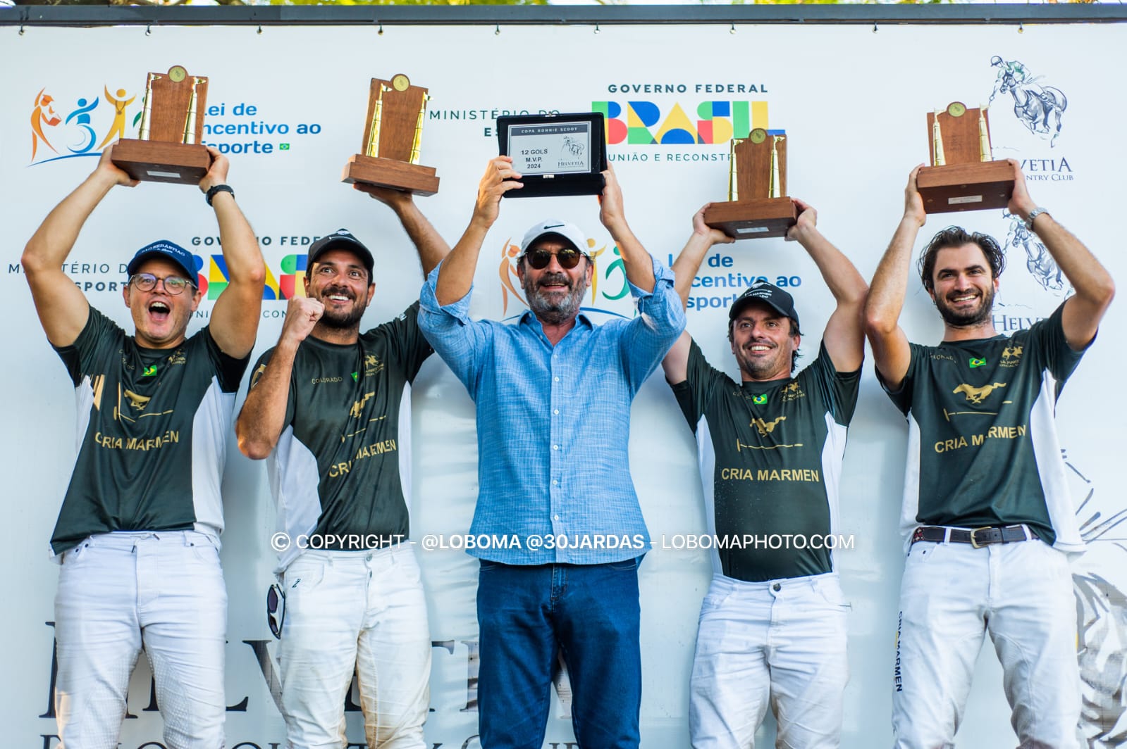 Equipe Cria Marmen, campeã da Copa Ronnie Scott 12 gols (crédito - Marilia Lobo/30Jardas)